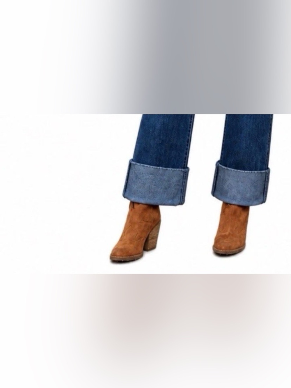 dingo Tan Suede Western Ankle Boots - Picture 15 of 16